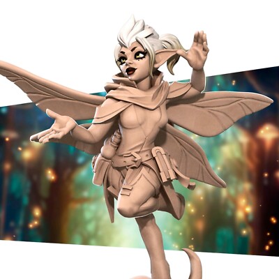 Pixie Fairy Cleric Healer Druid - Bite the Bullet - Dungeons and Dragons