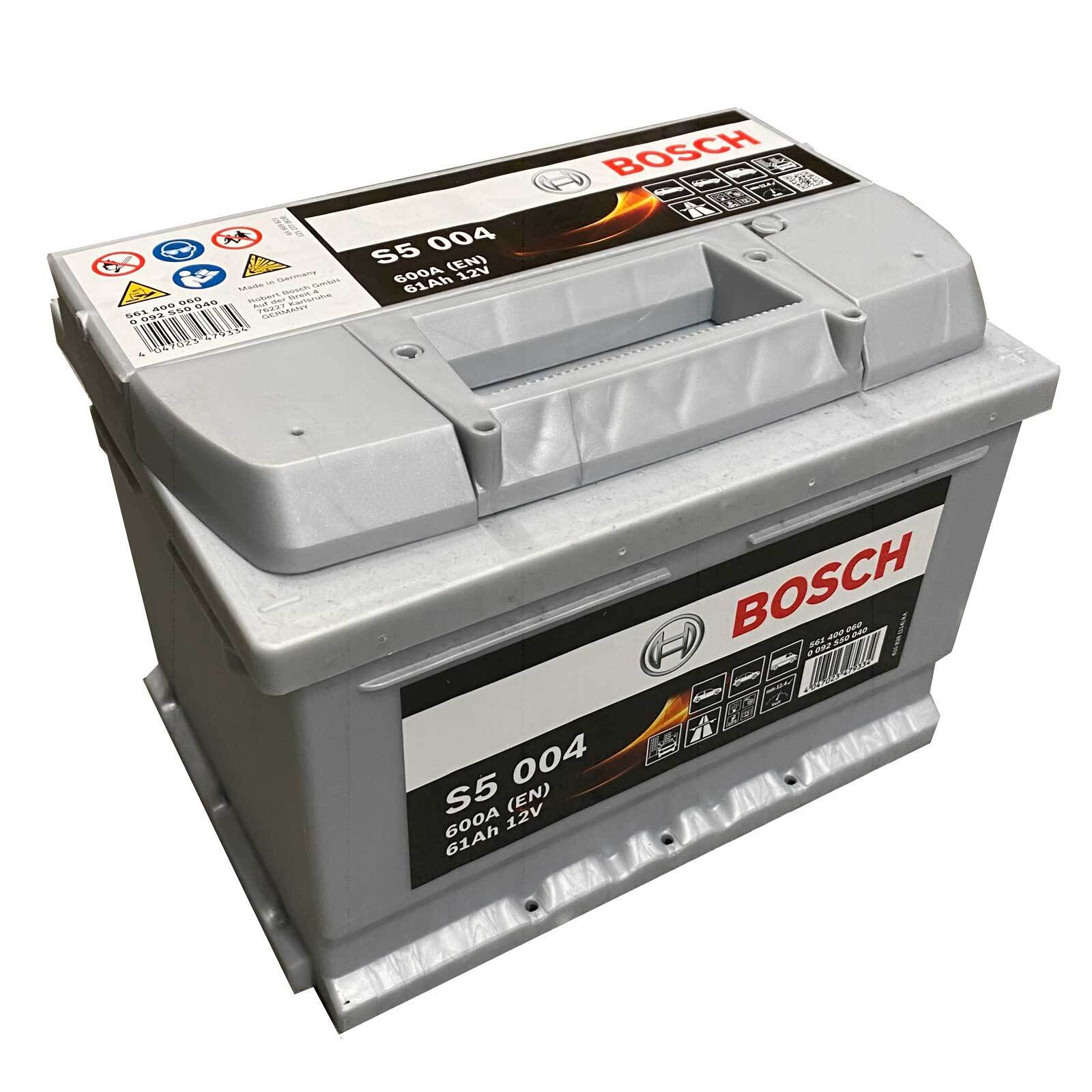 Bosch S5 004 Autobatterie 12V 61Ah 600A inkl. 7,50 € Pfand