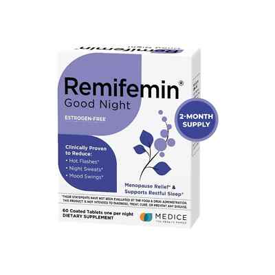 Remifemin Good Night Menopause Symptoms Relief & Restful Sleep Support
