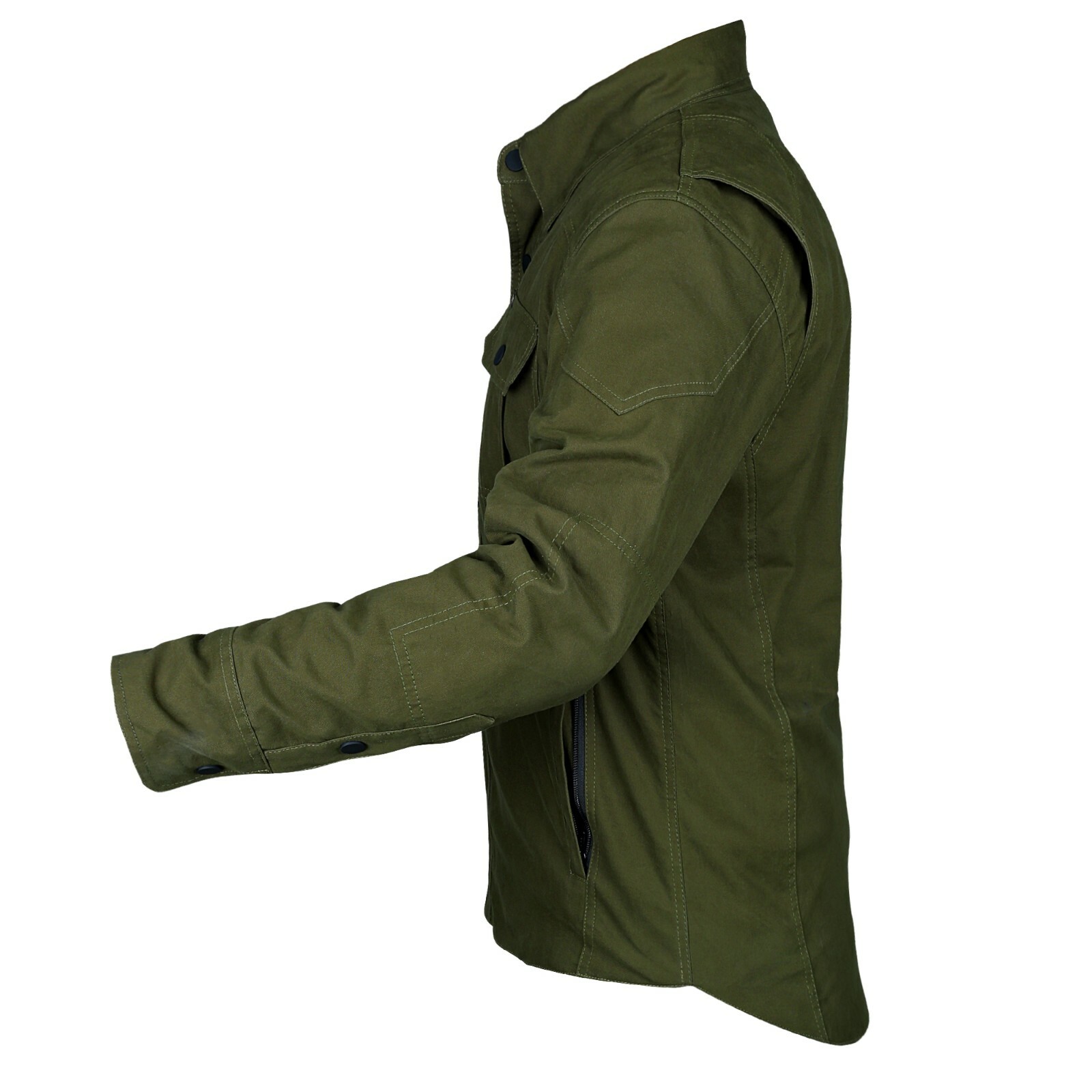 Mens Biker Motorcycle Shirt Water Resistant Made with Dupont™Kevlar