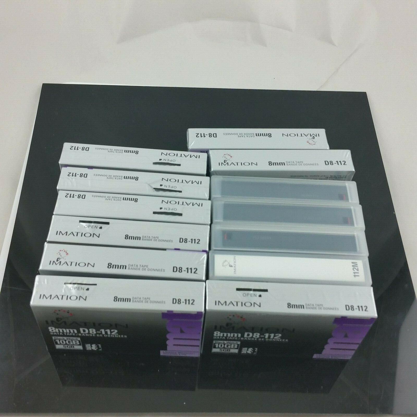 IMATION 8mm D8-112 DATA TAPE 84-9801-9349-8 5 lot of 13