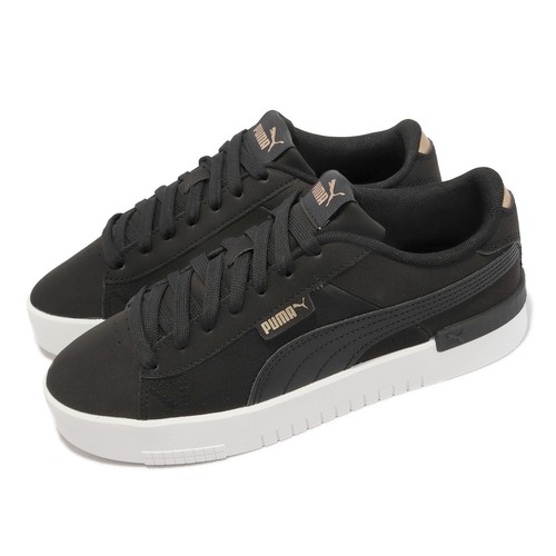 

Puma Jada Renew Nubuck Black White Gold Women Casual Lifestyle Shoes 391133-02, Черный, Jada Renew Nubuck