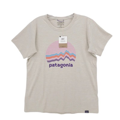 NWT PATAGONIA Women's Capilene Cool Daily Graphic T-Shirt Ridge Rise MEDIUM