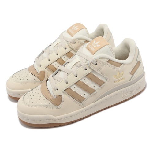 

adidas Originals Forum Low CL Off White Бежевая мужская повседневная обувь унисекс HQ1492, Белый, Forum Low Cl