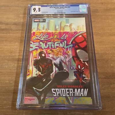 Miles Morales: Spider-Man 41 Tao ''Life is Beautiful'' Exclusive Variant CGC 9.8