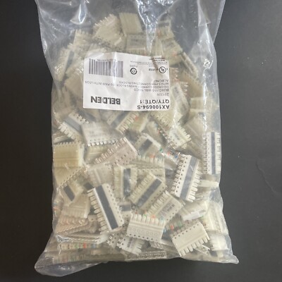 Mixed Lot Of 230 Telecom Cat 5 Cat 6 Punch Down Connector Blocks Siemon Commscop