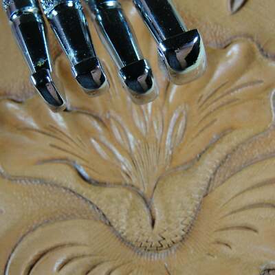 Japan Select - Smooth Beveler Stamps (4-Piece Set, Leather Stamping Tools)