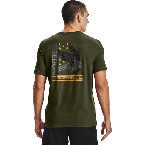 

[1362049-390] Mens Under Armour Freedom USA Eagle T, Зеленый