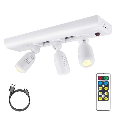 Track Lighting Wireless LED Spotlights Rechargeable Battery Operated Picture ...