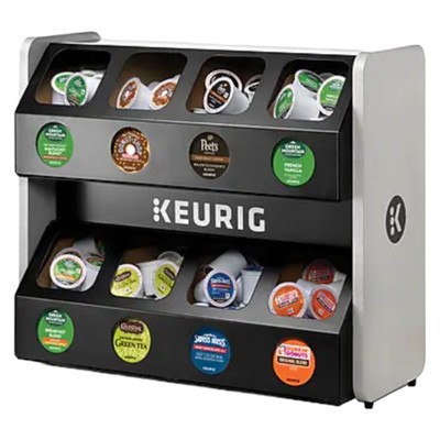 Keurig Premium 8 Sleeve K Cup Pod Home Office Merchandiser Storage Rack Coffee 