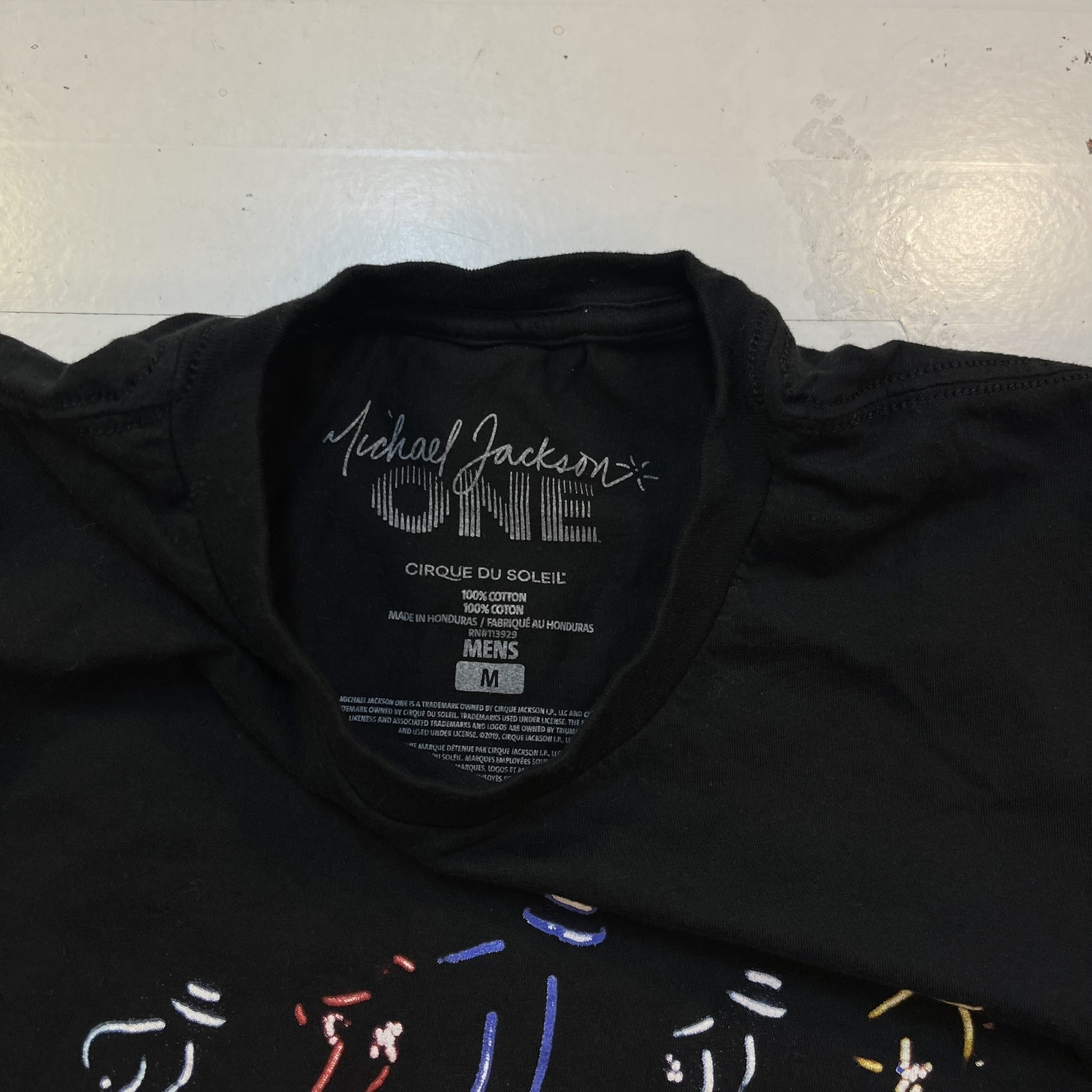 MICHAEL JACKSON ONE CIRQUE DU SOLEIL LAS VEGAS SHOW T SHIRT Sz