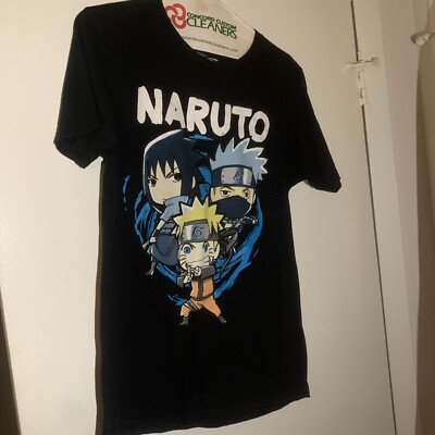 Shonen Jump Naruto Shippuden Black Shirt Size S