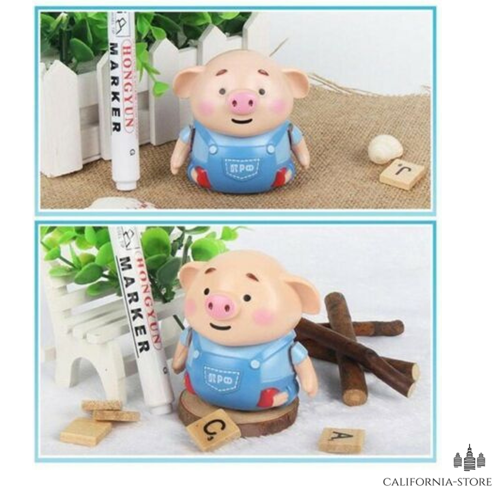 educational creative pen inductive toy pig