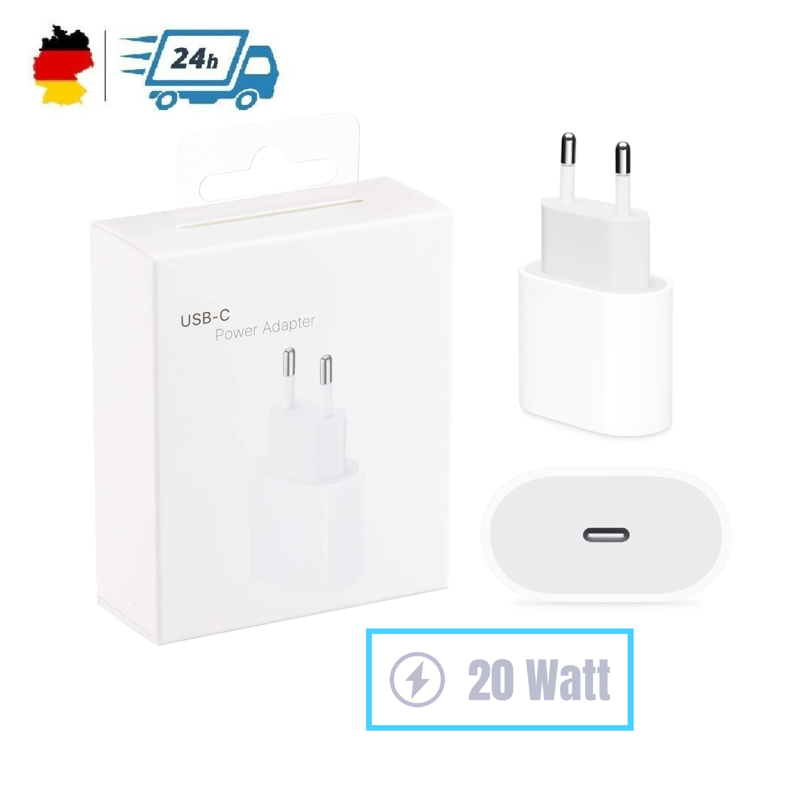 Für Apple iPhone 12 Pro Max Ladegerät Netzteil 20W USB-C iPad Power Adapter OVP