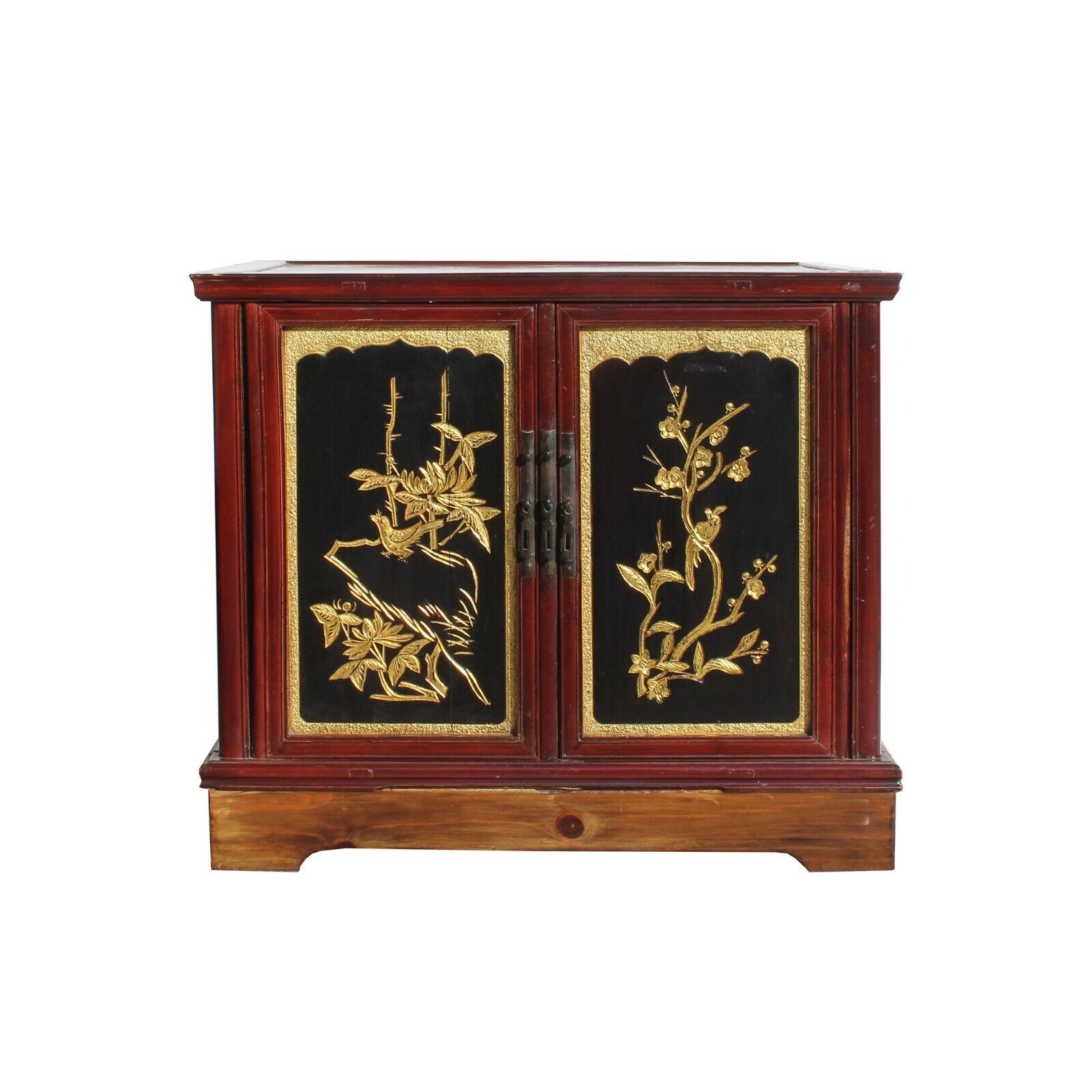 Chinese Vintage Fujian Golden Carving Low Table Cabinet cs5858S Chinese Vintage Fujian Golden Carving Low Table Cabinet cs5858S