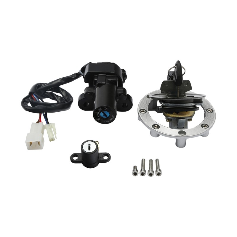 Fuel Gas Ignition Switch Key Seat Lock Fit For Yamaha YZF R6 03-05 R1 ...