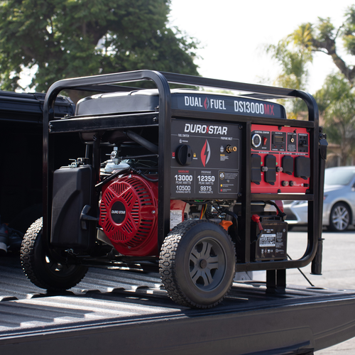 DuroStar DS13000MX 13,000W/10,500W Dual Fuel Portable Generator w/ CO Alert
