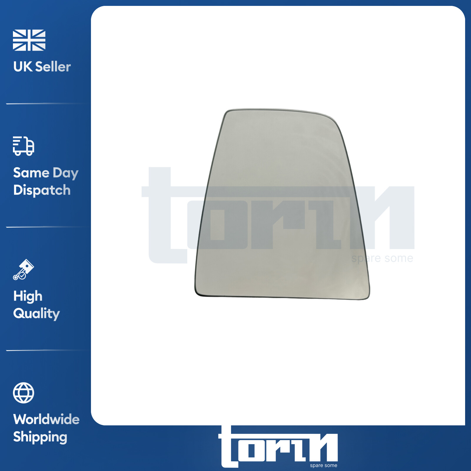FOR FORD TRANSIT MK8 V363 LEFT UPPER WING MIRROR GLASS (2014-ONWARDS) 1823985