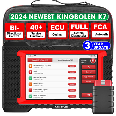 KINGBOLEN k7 Auto Bidirectional Scanner Full System Diagnostic Key Coding Tool