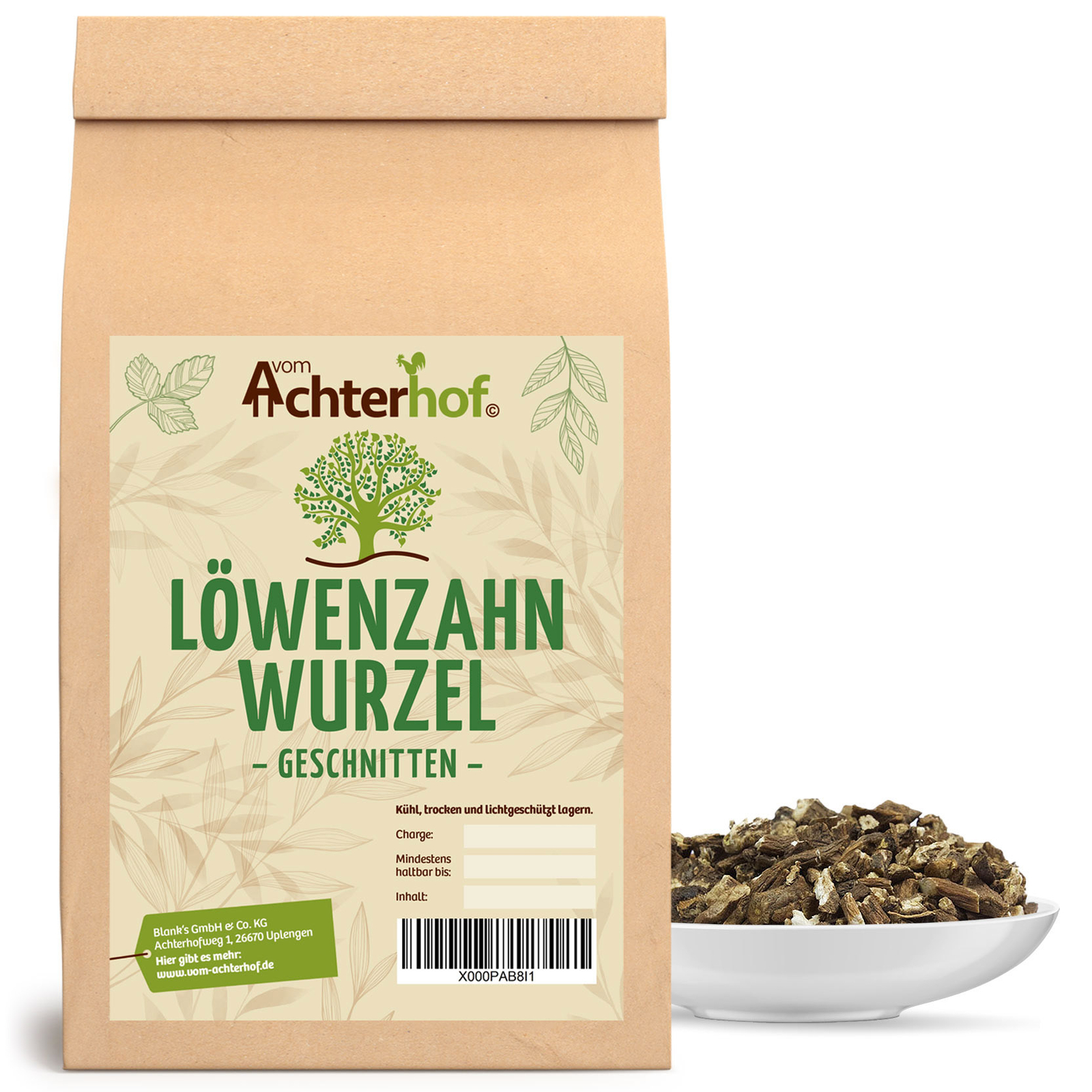 250g Löwenzahnwurzel geschnitten - 1A Top Ware vom Achterhof