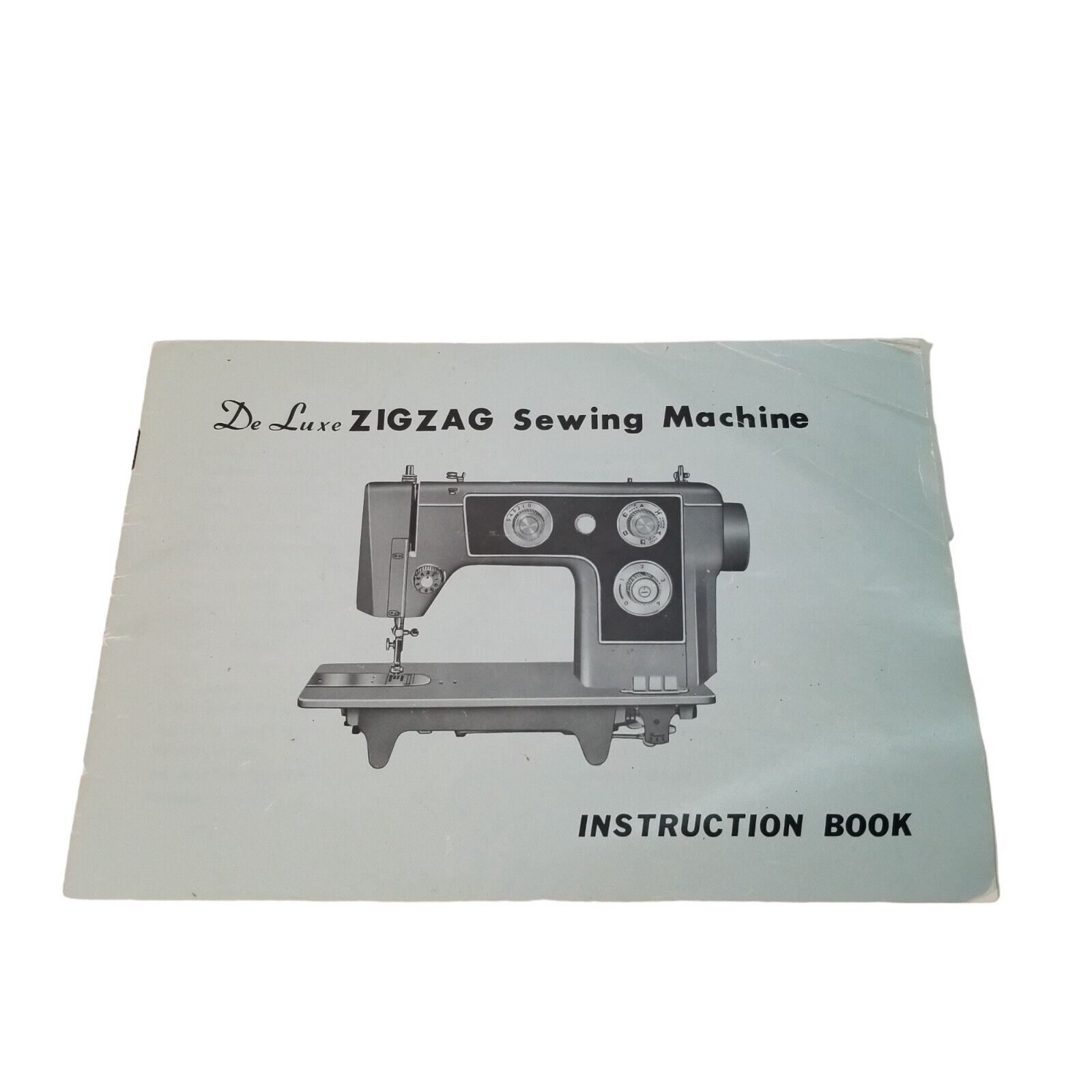 Instruction Manual Deluxe Zig-Zag Sewing Machine Printed in Japan 518B Vintage Instruction Manual Deluxe Zig-Zag Sewing Machine Printed in Japan 518B Vintage