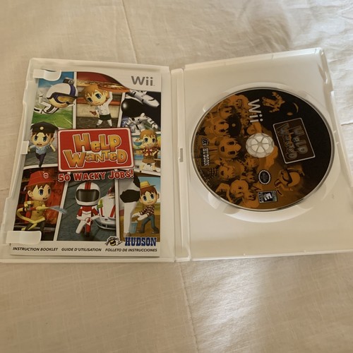 Help Wanted 50 Wacky Jobs (Nintendo Wii, 2009) Complete with