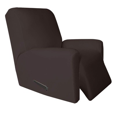 Easy-Going 4 Pieces Microfiber Stretch Recliner Slipcover   Spandex Soft Fitt...