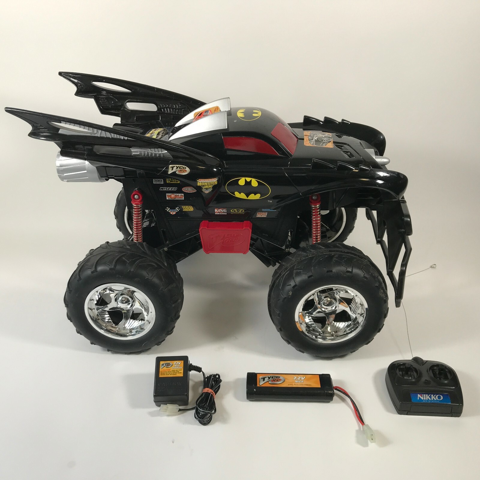 RARE Tyco Batmobile Batman Monster Jam RC Truck 1:6 Scale w RARE Tyco Batmobile Batman Monster Jam RC Truck 1:6 Scale w