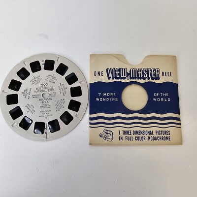 Vintage 1949 Sawyer's View Master 299 Hot Springs National Park Arkansas