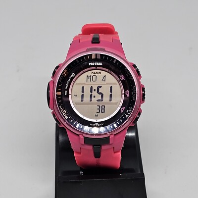 Casio PRW-3000 Protrek Solar Wrist Watch Pink Model