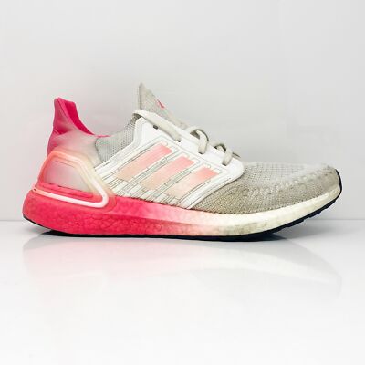 

Adidas Womens UltraBoost 20 EG5201 Белые кроссовки для бега Размер 11, Белый, UltraBoost 20
