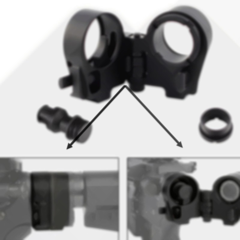 Aluminium Alloy Carry Handle  Sight Mount Removable Adjust Low