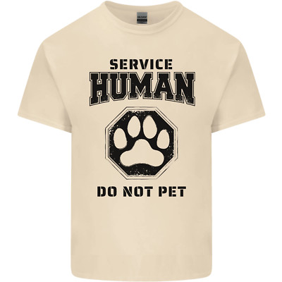 T-Shirt En Coton Pour Homme Funny Dog Service Ne Pas Caresser