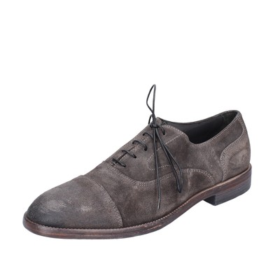 shoes men MOMA elegant gray suede VINTAGE EX626