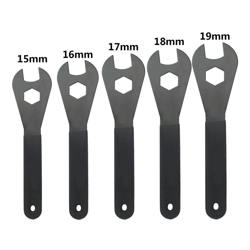 Bike Pedal Wrench Carbon Steel 15mm/16mm/17mm/18mm/19mm Span