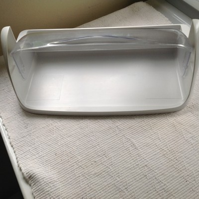 Whirlpool refrigerator door Dairy Bin cover  67002304  67002957 good condition