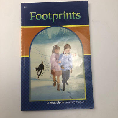 Footprints 1986  3rd Grade A Beka Reading Program Homeschool Reader
