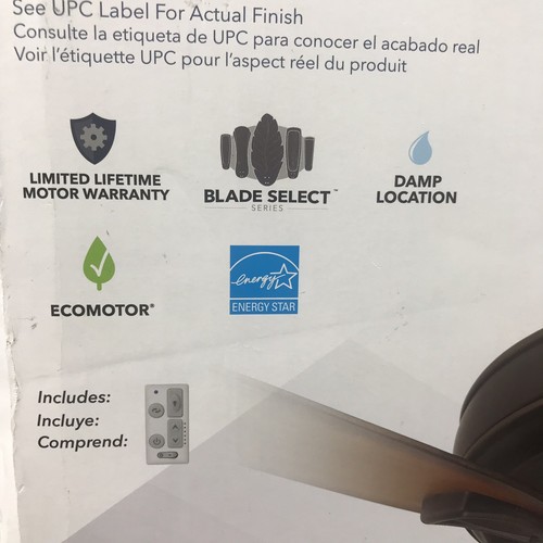 Emerson CF788ORB Carrera Grande Eco Bronze Ceiling Fan, Blades Sold Separate