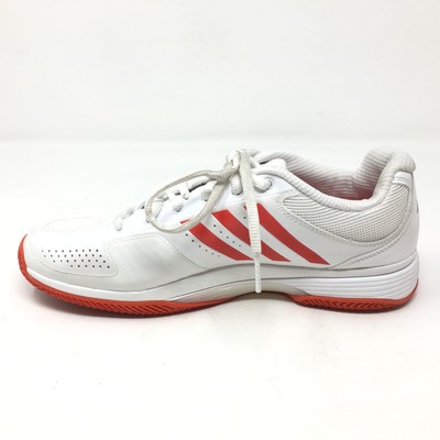 Women's Adidas Barricade Tennis Shoes Sneakers Size 10M White Red Athletic M15