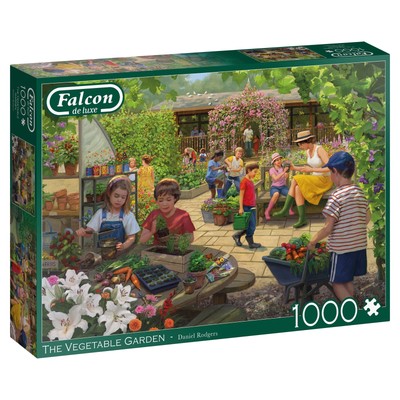 Jumbo, Falcon de luxe - The Vegetable Garden, Jigsaw Puzzles for Adults, 1000 Pi