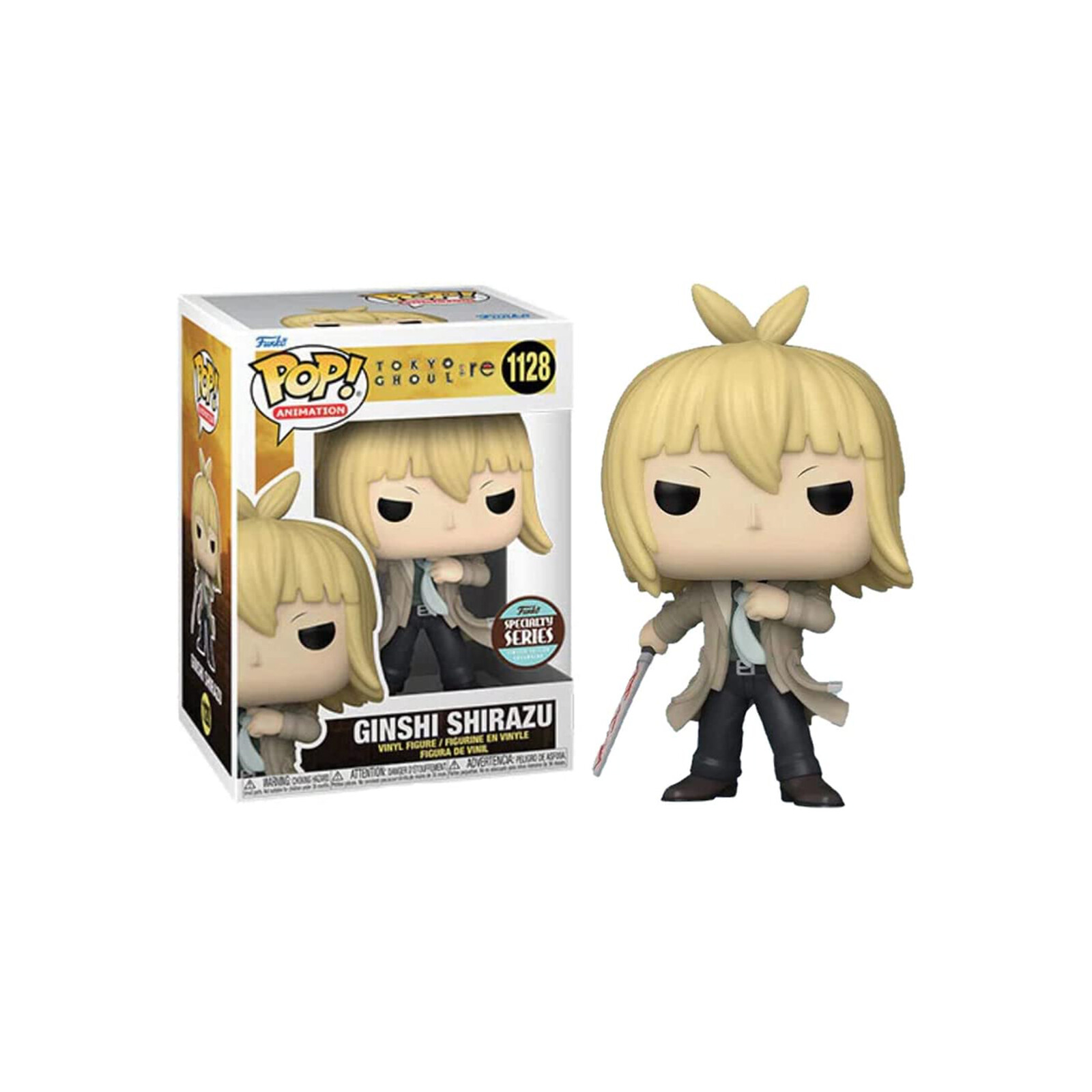Фигурка Джинши Ширазу из серии Funko Tokyo Ghoul:re POP Specialty, НОВАЯ В НАЛИЧИИ 