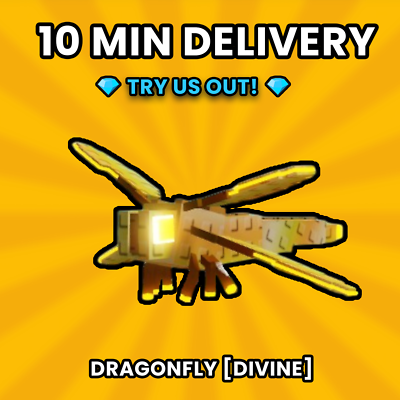 🟢ONLINE NOW | 🚚 10 Minute Delivery 🚚  Grow A Garden | Dragonfly [Divine Pet]