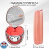 Sleep Mode Hard Case for Apple AirPods Max - GEVO Carrying Case for Apple AirPods Max 2 Headphones - Portable Travel Storage Bag for Over-Ear Headsets (Pink)