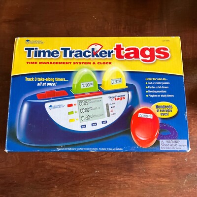 Time Tracker Tags Learning Resources Time Management System & Clock - New Sealed