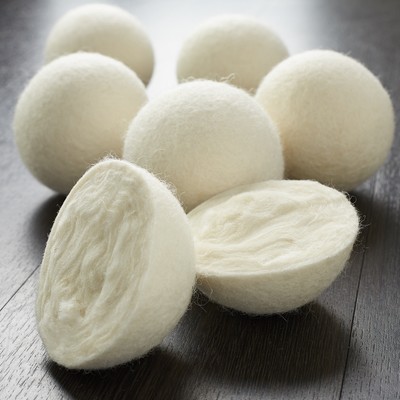 6 Wool Dryer Balls XL Organic New Zealand Wool Natural Laundry Fabric Softener