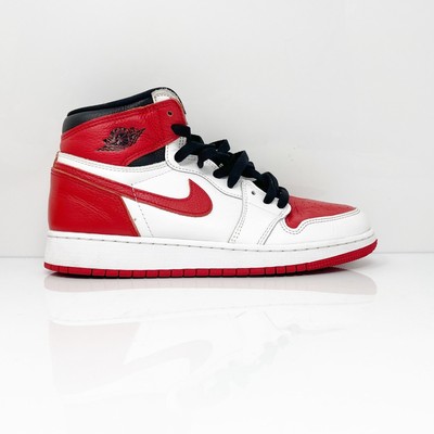 

Баскетбольные кроссовки Nike Boys Air Jordan 1 High 575441-161 белые, размер 6,5 лет, Белый, Air Jordan 1 High