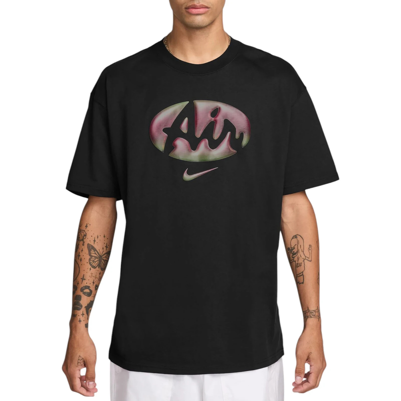 [新品] NIKE Customized L/S  T-Shirt BLACK 1200W-31274-Black-5-