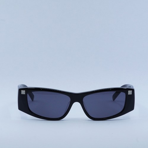 Pre-owned Givenchy Gv40048f 01a Shiny Black/grey 56-14-145 Sunglasses Authentic In Gray