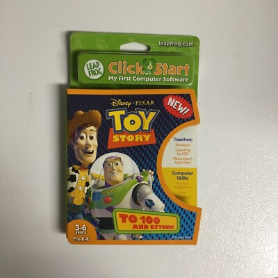 New Leap Frog Click Start My First Computer Software Disney Toy Story  NEW 