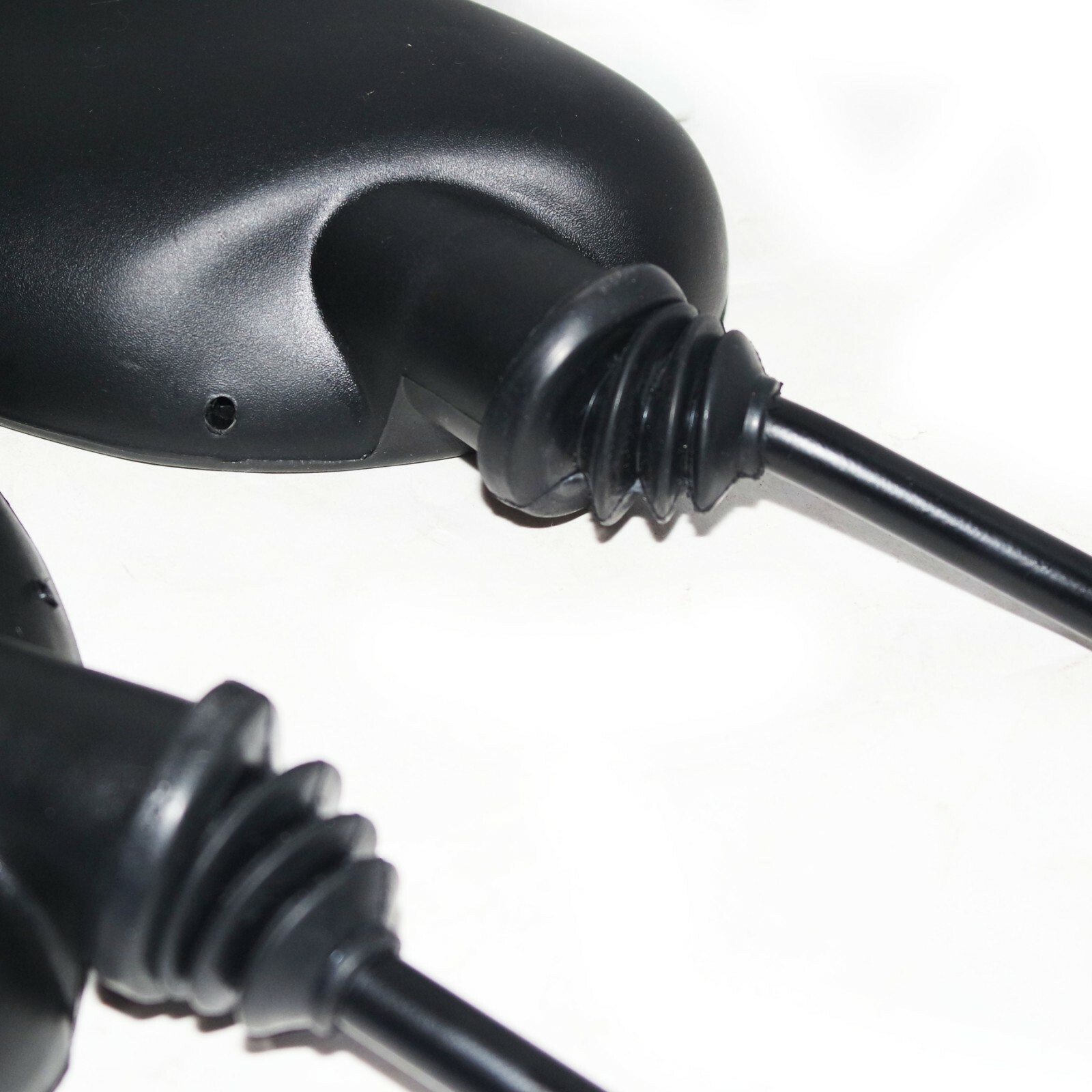 For Royal Enfield Bullet 500cc Thunderbird Rear View Mirror Set Black 888193 